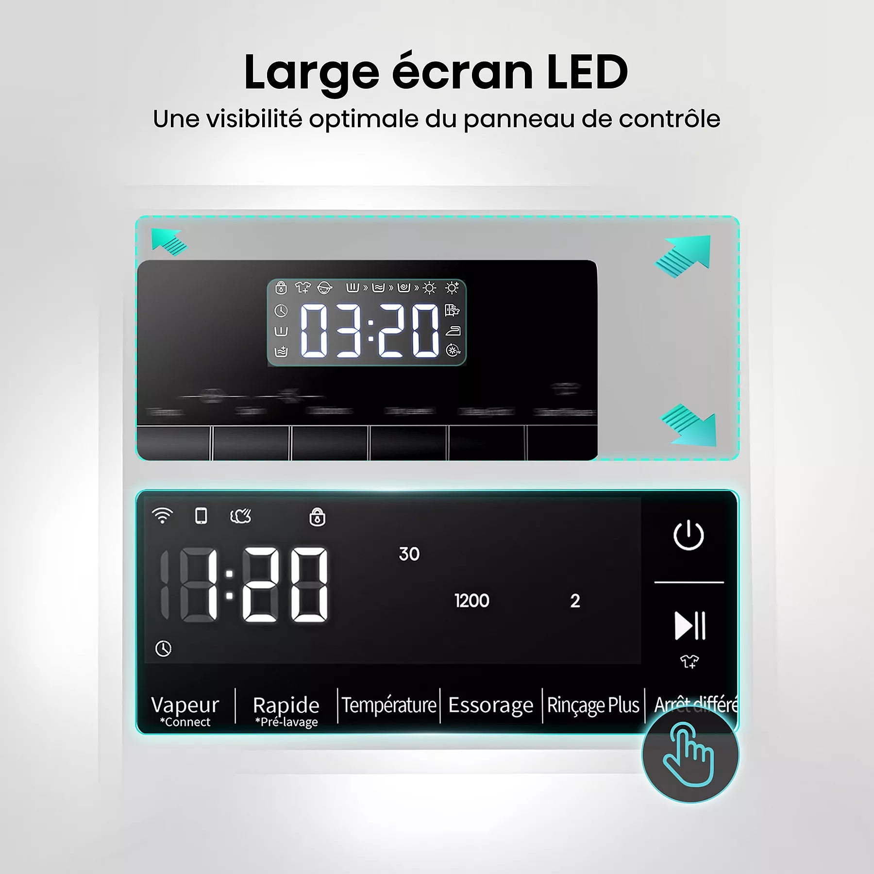 Lave linge hublot HISENSE