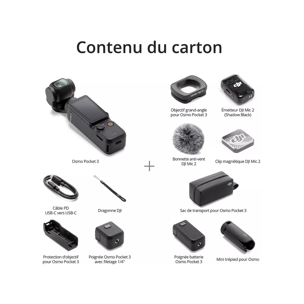 DJI - Osmo Pocket 3 Creator Combo