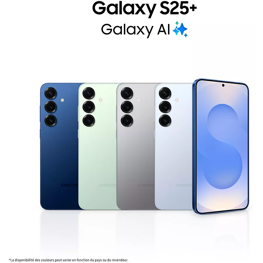 Smartphone SAMSUNG Galaxy S25+ Gris 256Go
