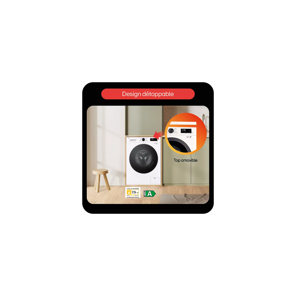 Lave linge compact LG