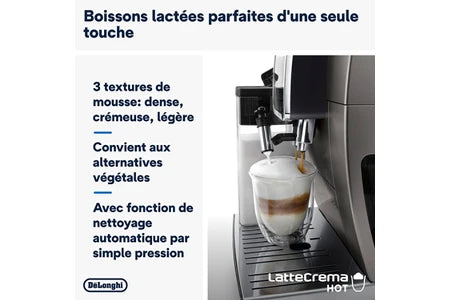 Expresso avec broyeur Delonghi FEB3895.TB Dinamica plus Titanium