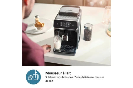 Expresso avec broyeur Philips EP1220/00 Série 1200 avec buse vapeur