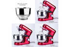 Robot pâtissier Kitchen Move Robot patissier multifonction DALLAS Rouge Acier 1500W