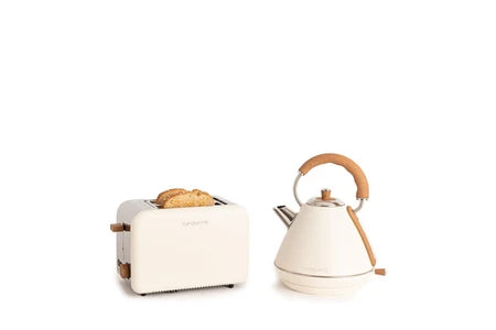Grille pain Create Pack – toast retro grille-pain + kettle retro m bouilloire 1l – Beige