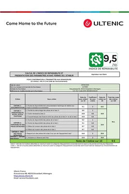 Aspirateur balai Ultenic Aspirateur Balai sans Fil UU15, Autonomie de 70min, 70KPA, Auto-portant, Greeneye™ Technologie, 1,2L, Or