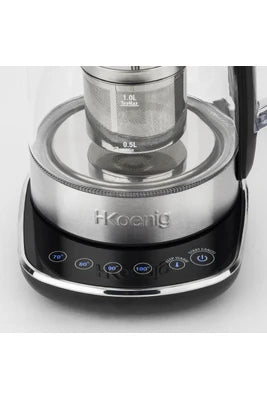Bouilloire H.koenig Ti600 bouilloire infuseur a the 1,5l