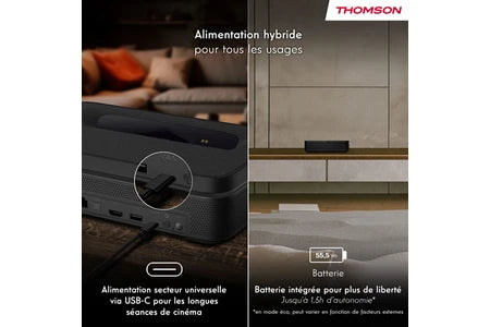 Vidéoprojecteur Thomson Triple Laser Ultra Courte Focale SIRIUS PG55B
