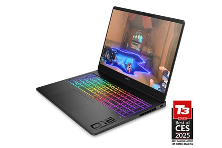 PC portable Hp gaming Omen Max 16-ak0002nf 16″ WQXGA 240 Hz AMD Ryzen™ AI 7 32 Go RAM 1 To SSD Nvidia GeForce RTX 5070 Ti Noir céleste