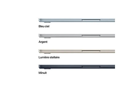 MacBook APPLE MACBOOK AIR 13″ 256 GO SSD 16 GO RAM PUCE M4 CPU 10 CŒURS GPU 8 CŒURS BLEU CIEL
