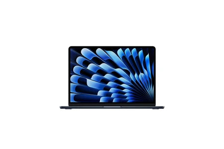 MacBook APPLE MACBOOK AIR 13″ 512 GO SSD 16 GO RAM PUCE M4 CPU 10 CŒURS GPU 10 CŒURS MINUIT