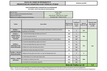 PC portable Acer Gaming Predator Helios Neo 16 AI PHN16-73-97E2 écran LCD 16″ 240 Hz WQXGA Intel® Core™ Ultra 9 32 Go RAM 1 To SSD Nvidia GeForce RTX 5070 Ti Noir