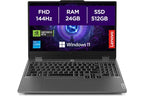 PC portable Lenovo Gaming LOQ 15IAX9 15,6″ Full HD 144 Hz Intel® Core™ i5 24 Go RAM 512 Go SSD Nvidia GeForce RTX 4050 Gris Luna
