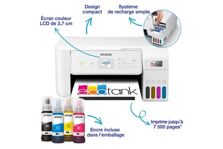 Imprimante multifonction Epson Ecotank ET-2876