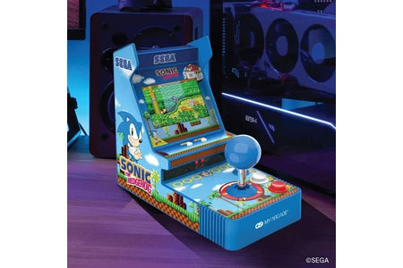 Console rétrogaming Just For Games Jeu d’arcade rétro portable Joystick Player Sonic The Hedgehog