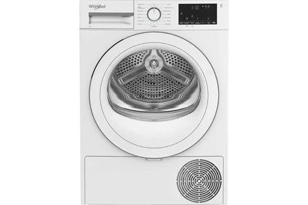 Sèche-linge pompe à chaleur Whirlpool Ppe chal.8kg.15pr.p54,5.6sens. cwsd83mwwsfr