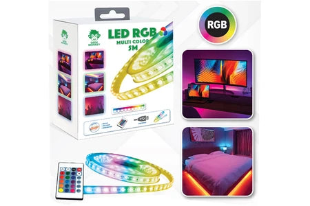 Autre accessoire gaming Geek Monkey Ruban Led RGB Neon 5 m