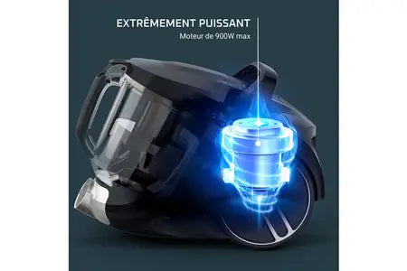 Aspirateur sans sac Rowenta COMPACT POWER XXL Modele Parquet RO4B36EA