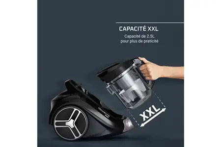 Aspirateur sans sac Rowenta COMPACT POWER XXL Modele Parquet RO4B36EA